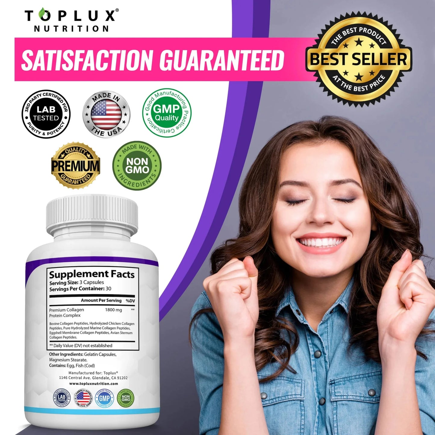 Arvella™ 1800 mg de péptidos de colágeno
