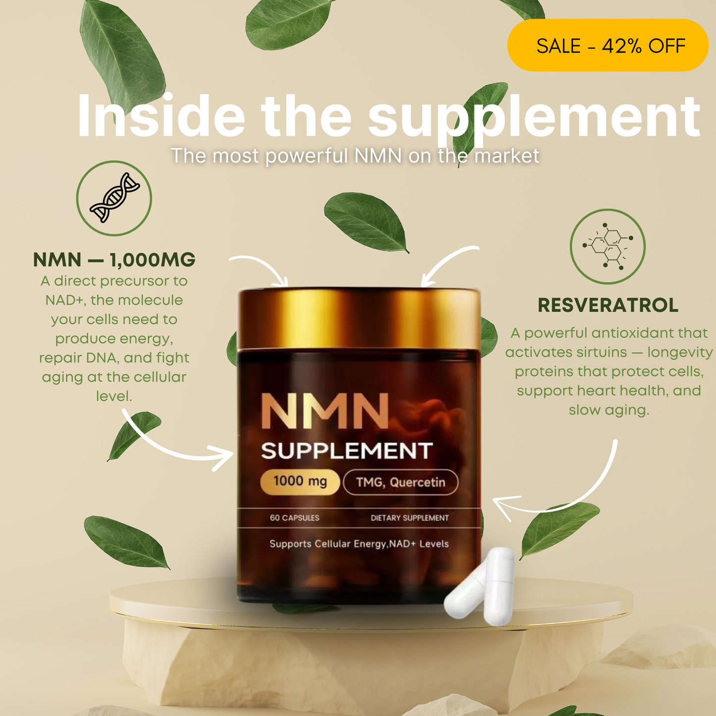 Arvella™ 1,000mg NMN Complex