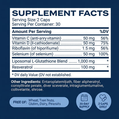Arvella™ 1,165mg Liposomal Glutathione