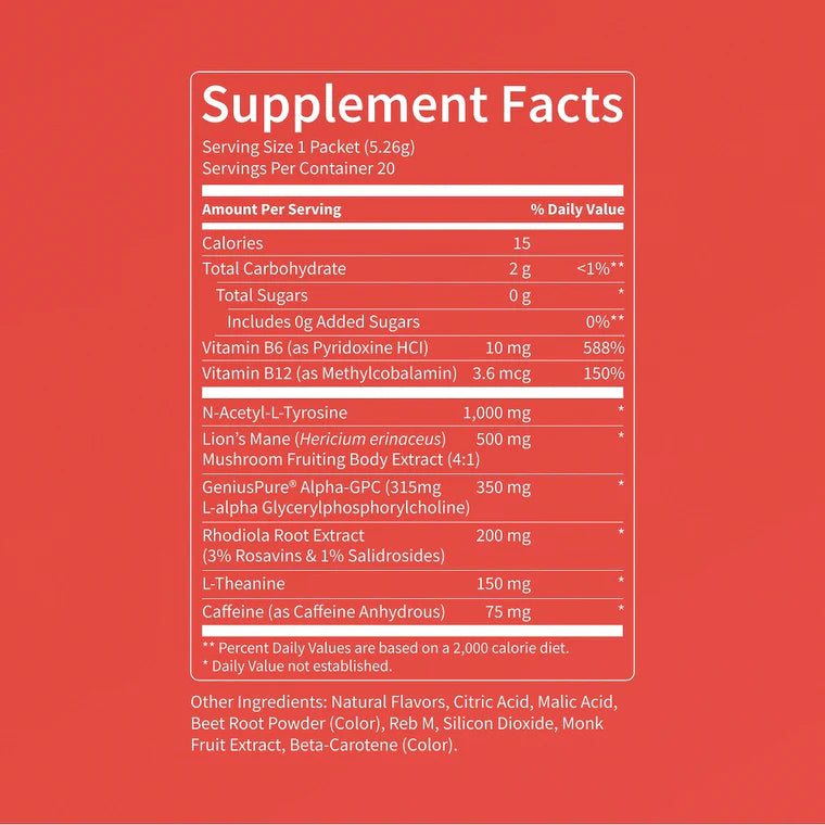 Arvella SuperFocus Nootropic Drink Mix