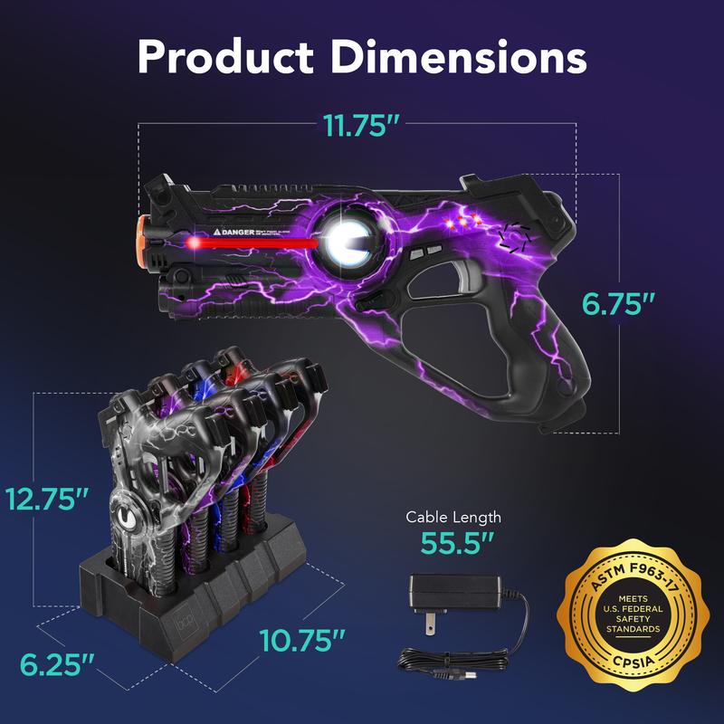 Laser Tag Set (4 Blasters)